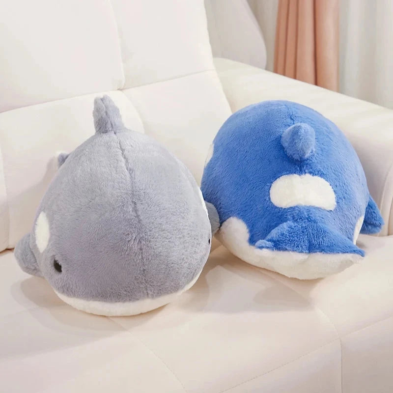 kawaiies-softtoys-plushies-kawaii-plush-Kawaii Fluffy Gray Blue Killer Whale Plushies Soft toy 