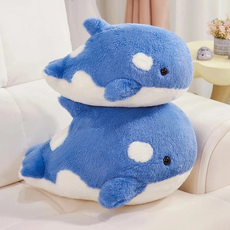 kawaiies-softtoys-plushies-kawaii-plush-Kawaii Fluffy Gray Blue Killer Whale Plushies Soft toy 