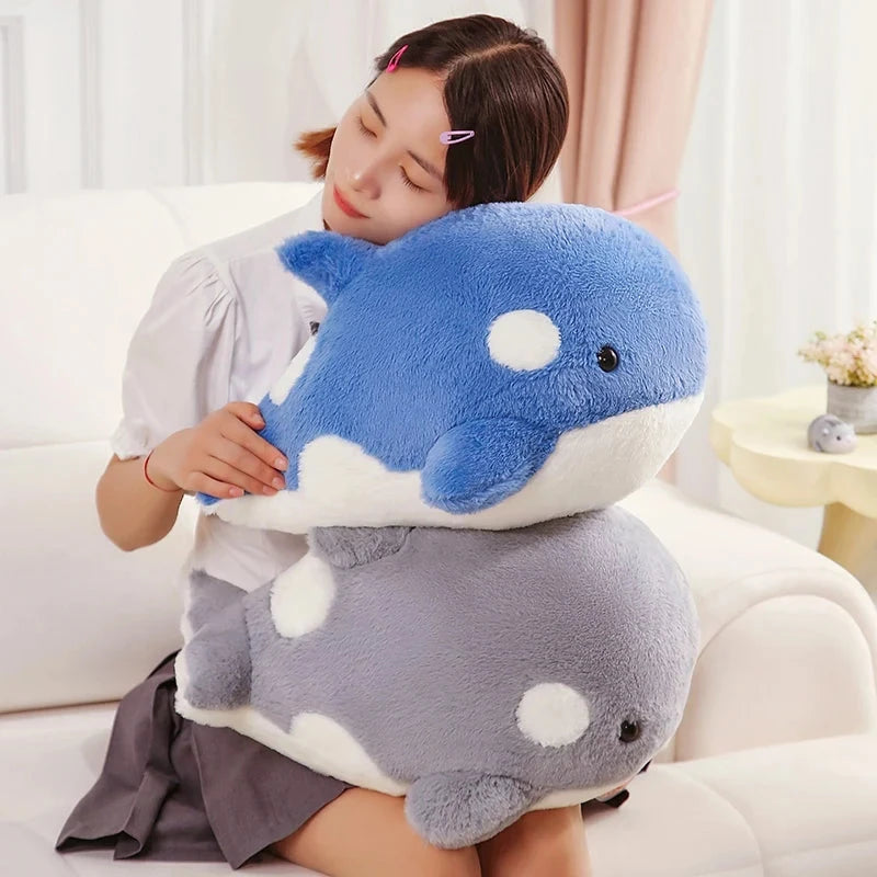 kawaiies-softtoys-plushies-kawaii-plush-Kawaii Fluffy Gray Blue Killer Whale Plushies Soft toy 