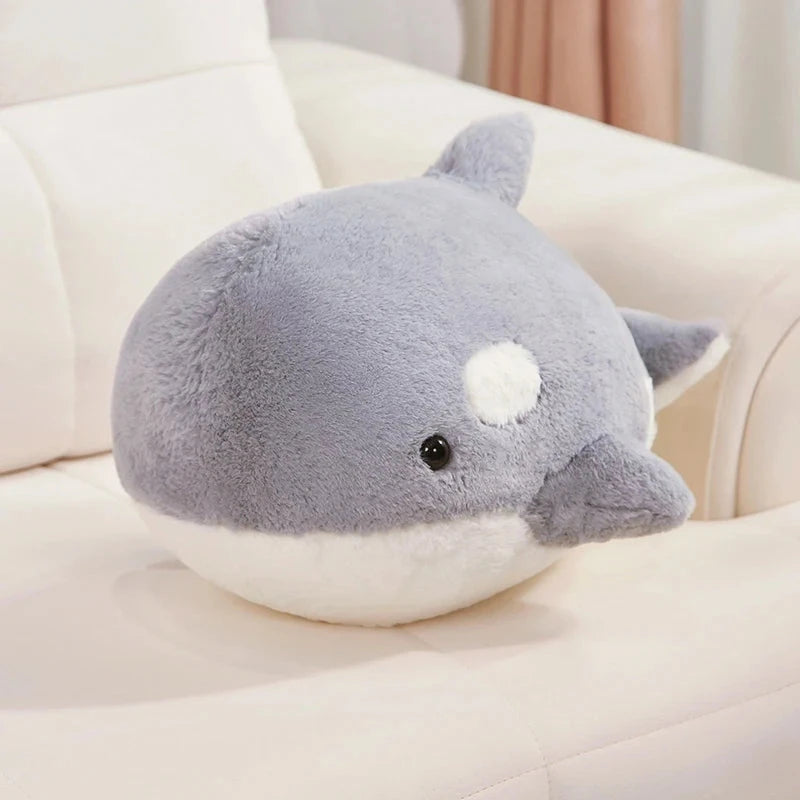 kawaiies-softtoys-plushies-kawaii-plush-Kawaii Fluffy Gray Blue Killer Whale Plushies Soft toy Gray 35cm 