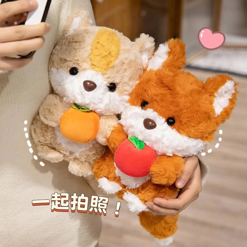 kawaiies-softtoys-plushies-kawaii-plush-Kawaii Fox & Squirrel Chibi Plushies Soft toy 