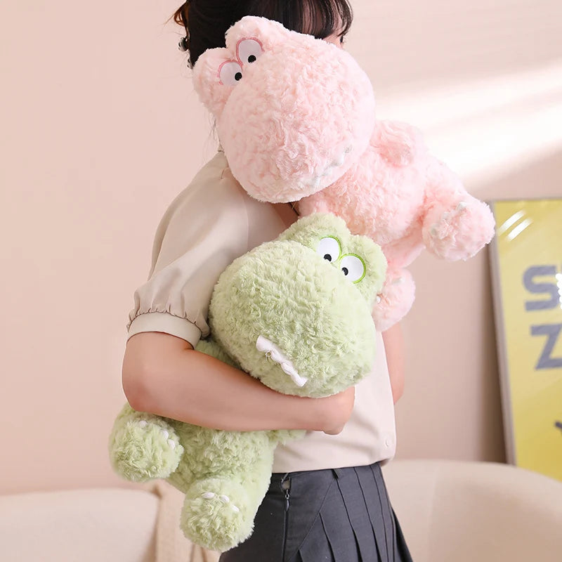 kawaiies-softtoys-plushies-kawaii-plush-Kawaii Goofy Green Pink Dinosaur Plushies Soft toy 