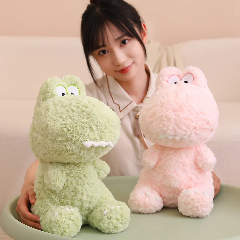 kawaiies-softtoys-plushies-kawaii-plush-Kawaii Goofy Green Pink Dinosaur Plushies Soft toy 