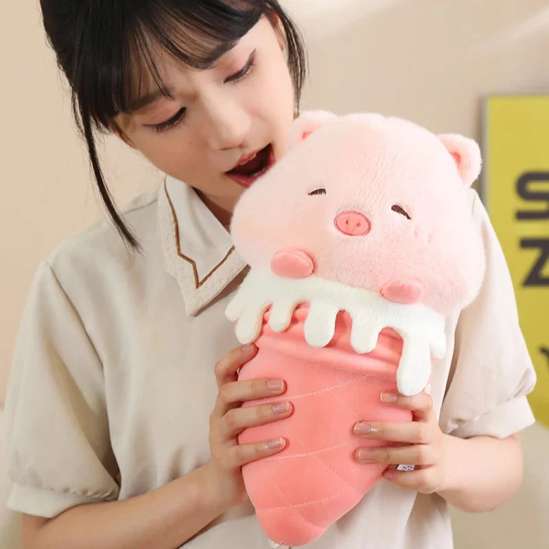 kawaiies-softtoys-plushies-kawaii-plush-Kawaii Ice Cream Pig Capybara Chick Sheep Plushie Soft toy 