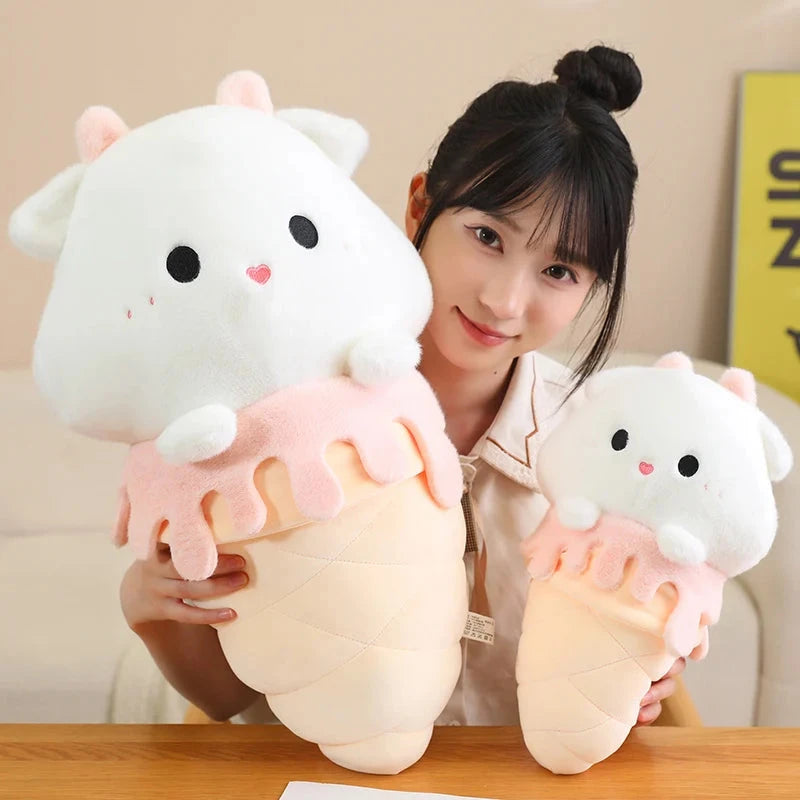 kawaiies-softtoys-plushies-kawaii-plush-Kawaii Ice Cream Pig Capybara Chick Sheep Plushie Soft toy 