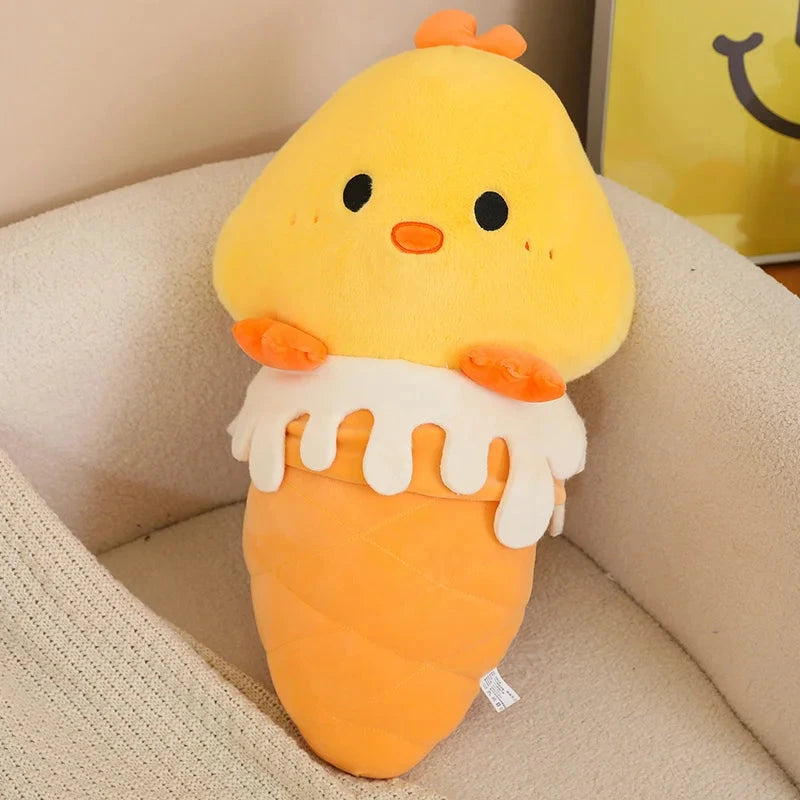 kawaiies-softtoys-plushies-kawaii-plush-Kawaii Ice Cream Pig Capybara Chick Sheep Plushie Soft toy Chicken 14in / 35cm 