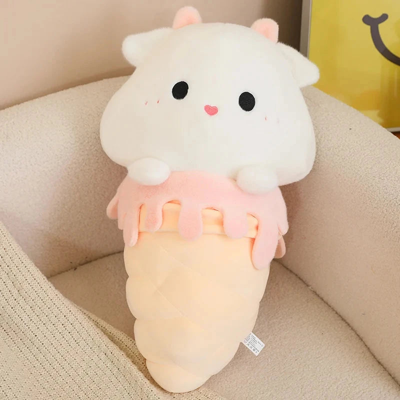 kawaiies-softtoys-plushies-kawaii-plush-Kawaii Ice Cream Pig Capybara Chick Sheep Plushie Soft toy Sheep 14in / 35cm 