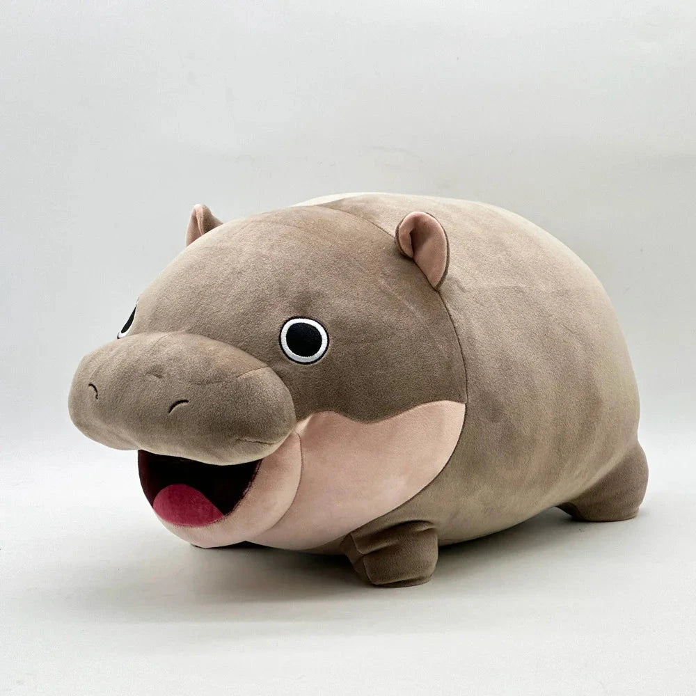 kawaiies-softtoys-plushies-kawaii-plush-Kawaii Moo Deng Baby Hippo Plushie Soft toy Laying (40cm) 