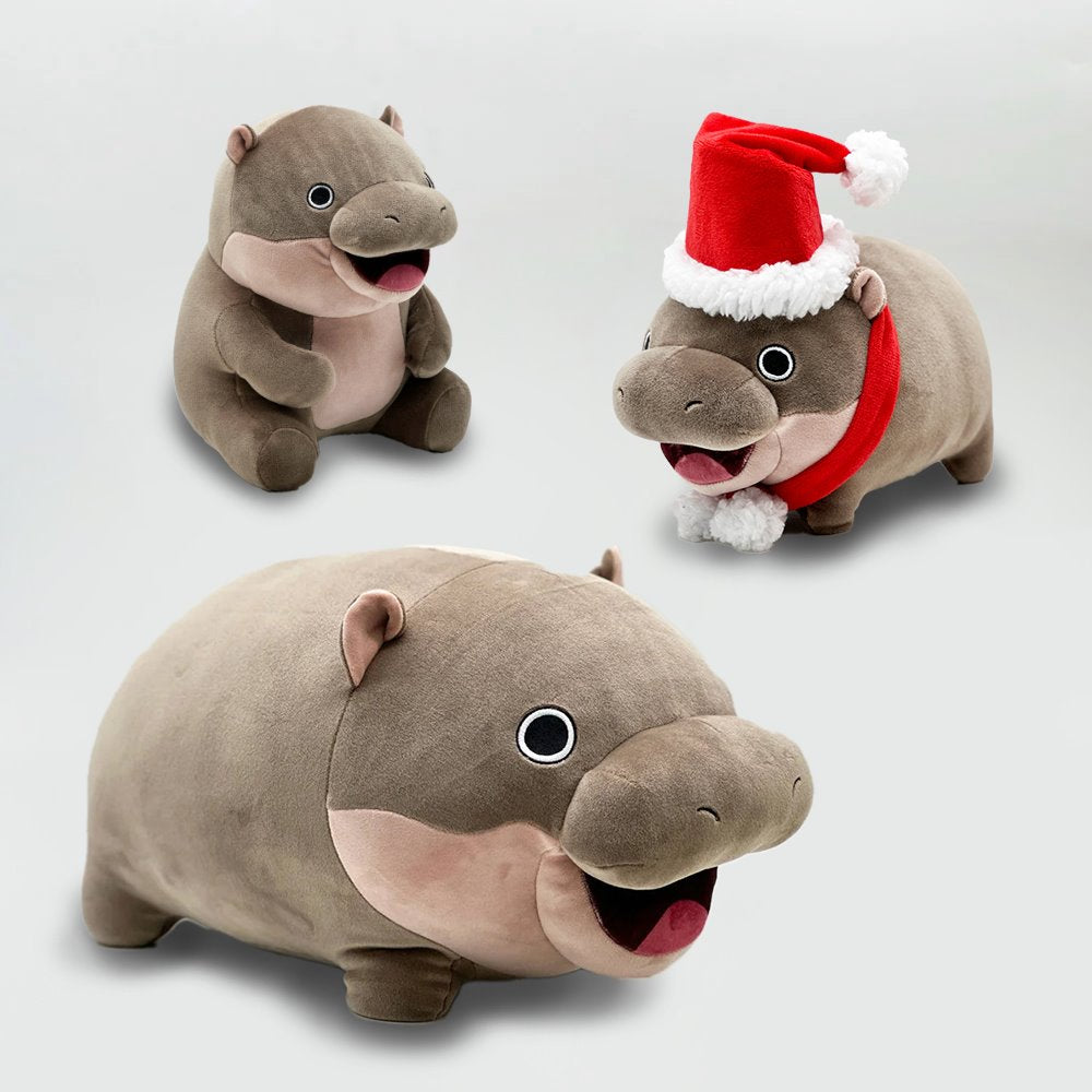 kawaiies-softtoys-plushies-kawaii-plush-Kawaii Moo Deng Baby Hippo Plushie Soft toy Set of 3 