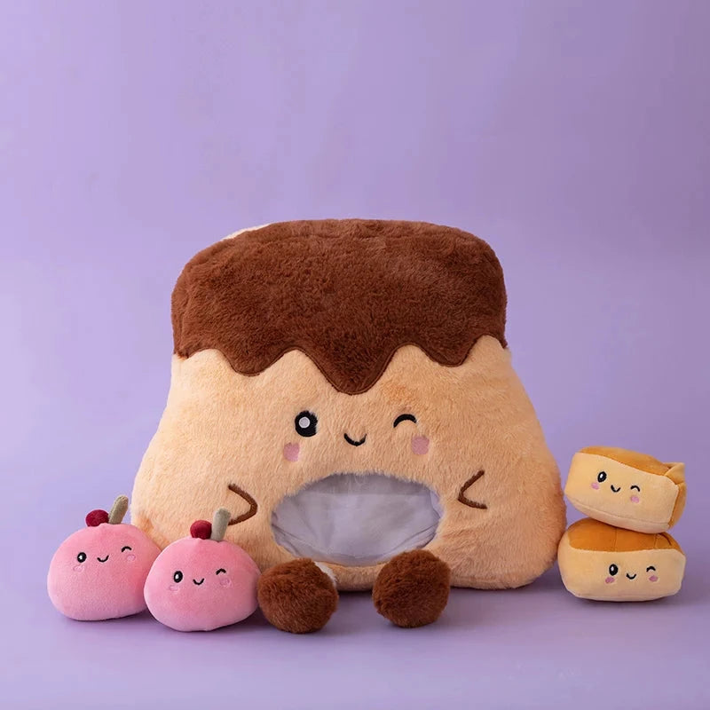 kawaiies-softtoys-plushies-kawaii-plush-Kawaii Mountain Desserts Candy Bag Plushies Soft toy Brown 