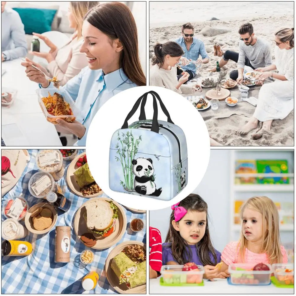 kawaiies-softtoys-plushies-kawaii-plush-Kawaii Panda Insulated Lunch Bags bag 