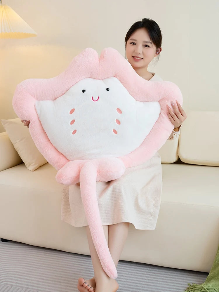 kawaiies-softtoys-plushies-kawaii-plush-Kawaii Pastel Fluffy Stingray Plushies Soft toy 