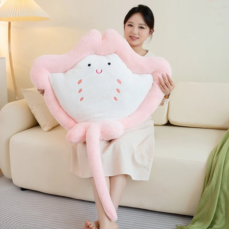 kawaiies-softtoys-plushies-kawaii-plush-Kawaii Pastel Fluffy Stingray Plushies Soft toy 