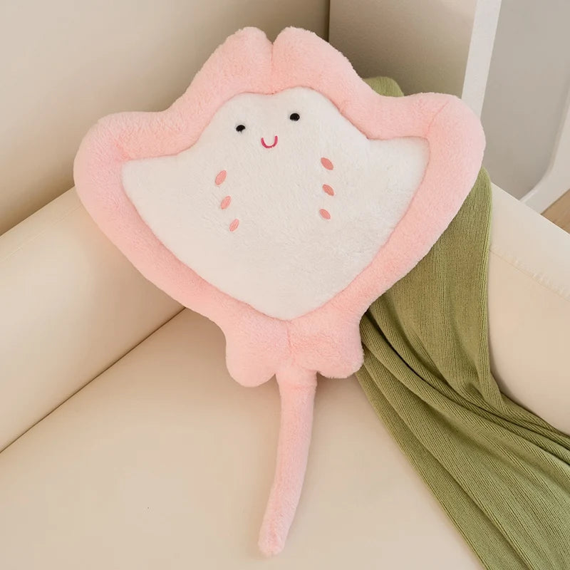 kawaiies-softtoys-plushies-kawaii-plush-Kawaii Pastel Fluffy Stingray Plushies Soft toy Pink 20in / 50cm 