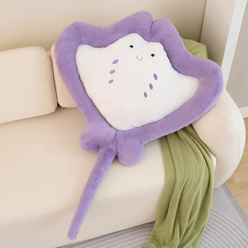 kawaiies-softtoys-plushies-kawaii-plush-Kawaii Pastel Fluffy Stingray Plushies Soft toy Purple 20in / 50cm 