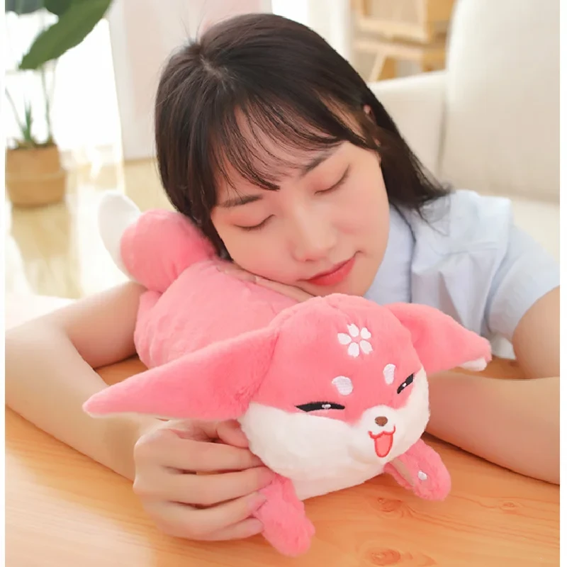 kawaiies-softtoys-plushies-kawaii-plush-Kawaii Pink Fox Sakura Plushie Soft toy 