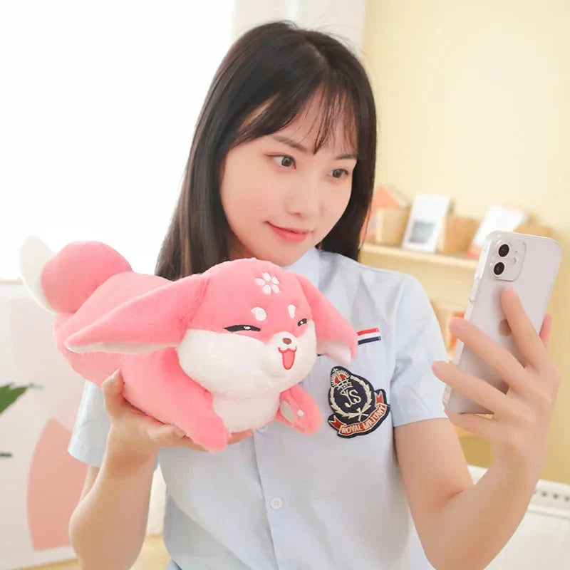 kawaiies-softtoys-plushies-kawaii-plush-Kawaii Pink Fox Sakura Plushie Soft toy 