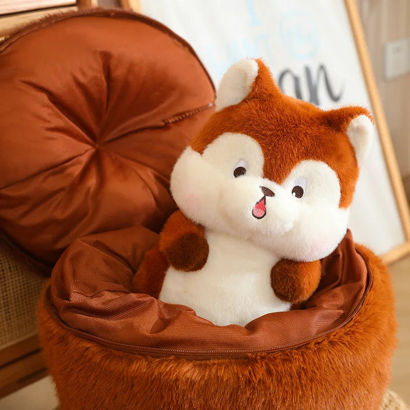 kawaiies-softtoys-plushies-kawaii-plush-Kawaii Red Squirrel Acorn Plushie Soft toy 