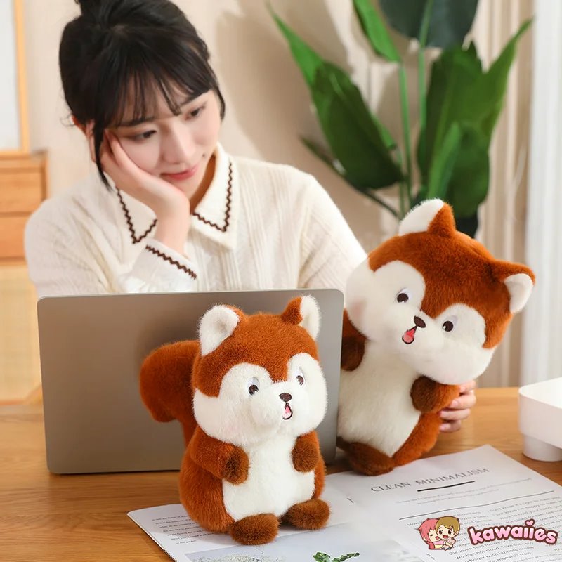 kawaiies-softtoys-plushies-kawaii-plush-Kawaii Red Squirrel Acorn Plushie Soft toy 