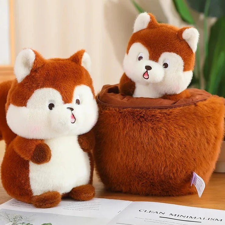 kawaiies-softtoys-plushies-kawaii-plush-Kawaii Red Squirrel Acorn Plushie Soft toy 