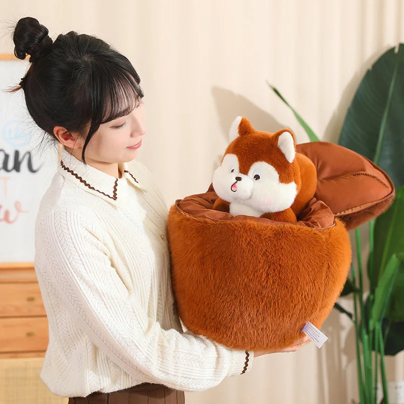 kawaiies-softtoys-plushies-kawaii-plush-Kawaii Red Squirrel Acorn Plushie Soft toy 