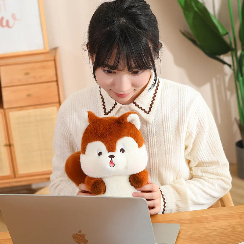 kawaiies-softtoys-plushies-kawaii-plush-Kawaii Red Squirrel Acorn Plushie Soft toy 