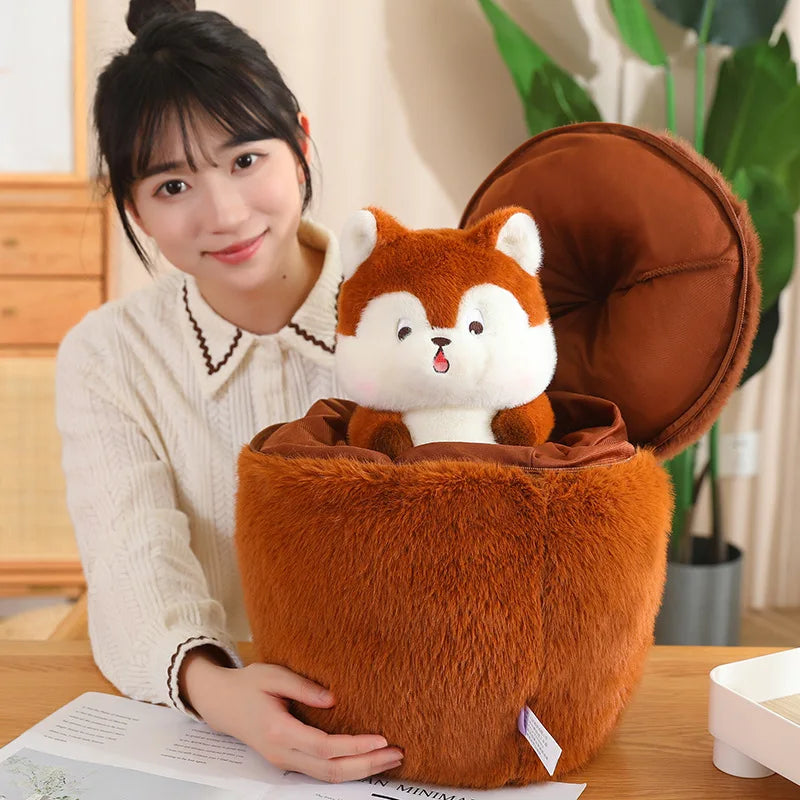 kawaiies-softtoys-plushies-kawaii-plush-Kawaii Red Squirrel Acorn Plushie Soft toy 