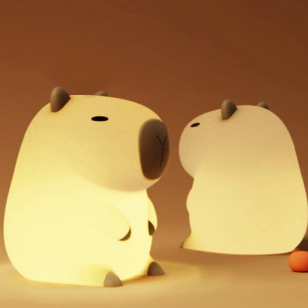 kawaiies-softtoys-plushies-kawaii-plush-Kawaii Sitting Capybara LED Night Light Home Decor 