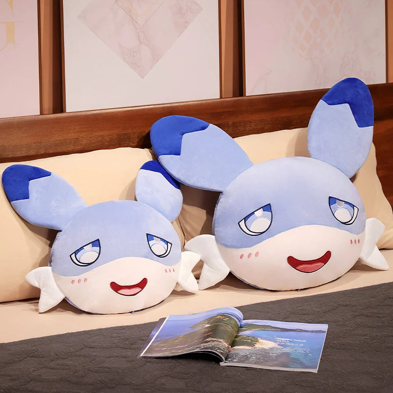 kawaiies-softtoys-plushies-kawaii-plush-Kawaii Sofi Blue Dragon Pillow Blanket Plushie Combo Soft toy 