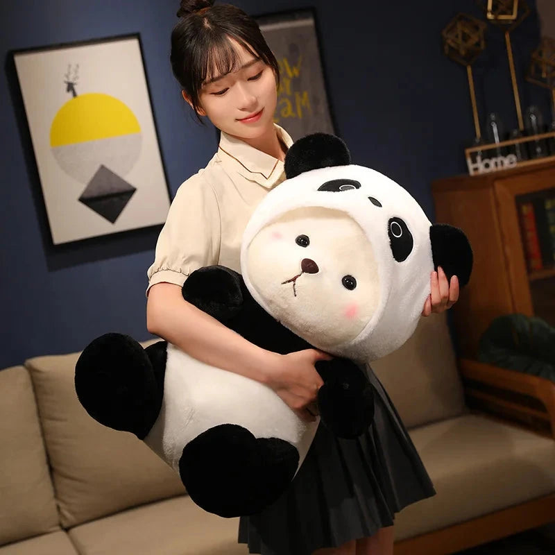 kawaiies-softtoys-plushies-kawaii-plush-Kawaii White Bear Panda Outfit Plushie Soft toy 