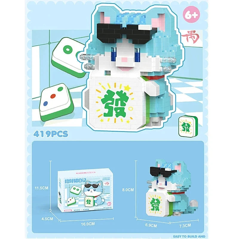 kawaiies-softtoys-plushies-kawaii-plush-Kitty Cat Besties Building Blocks Build it Blue Mahjong 