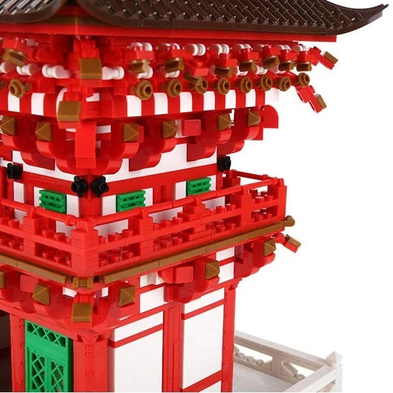 kawaiies-softtoys-plushies-kawaii-plush-Kiyomizu-dera Niomon Gate Kyoto Japan Building Blocks Build it 