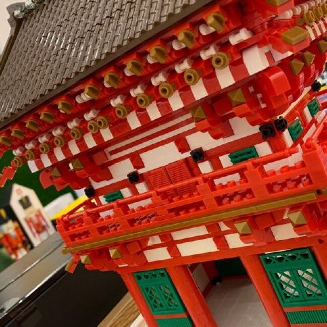 kawaiies-softtoys-plushies-kawaii-plush-Kiyomizu-dera Niomon Gate Kyoto Japan Building Blocks Build it 