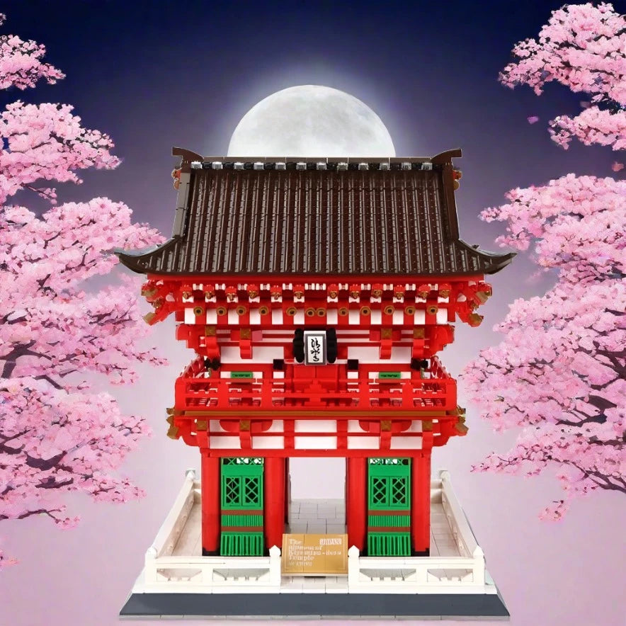 kawaiies-softtoys-plushies-kawaii-plush-Kiyomizu-dera Niomon Gate Kyoto Japan Building Blocks Build it 