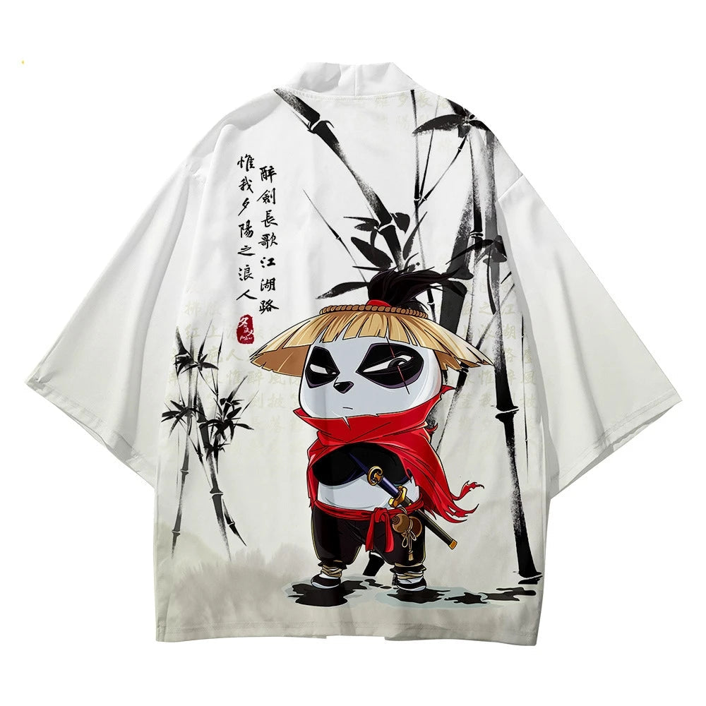 kawaiies-softtoys-plushies-kawaii-plush-Kung Fu Panda Japanese-themed Bamboo Men's Kimono Set Kimono 