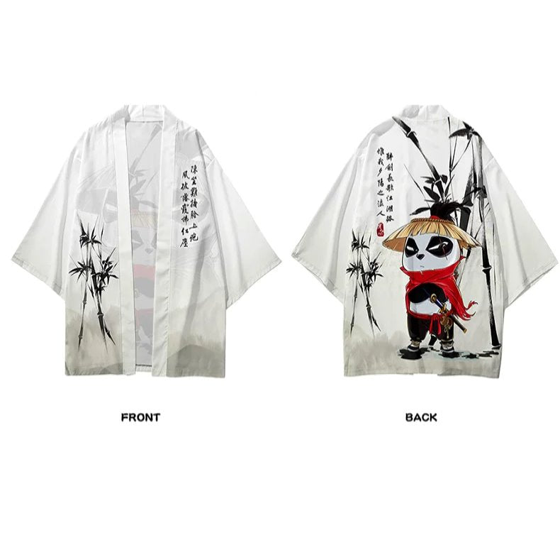 kawaiies-softtoys-plushies-kawaii-plush-Kung Fu Panda Japanese-themed Bamboo Men's Kimono Set Kimono 