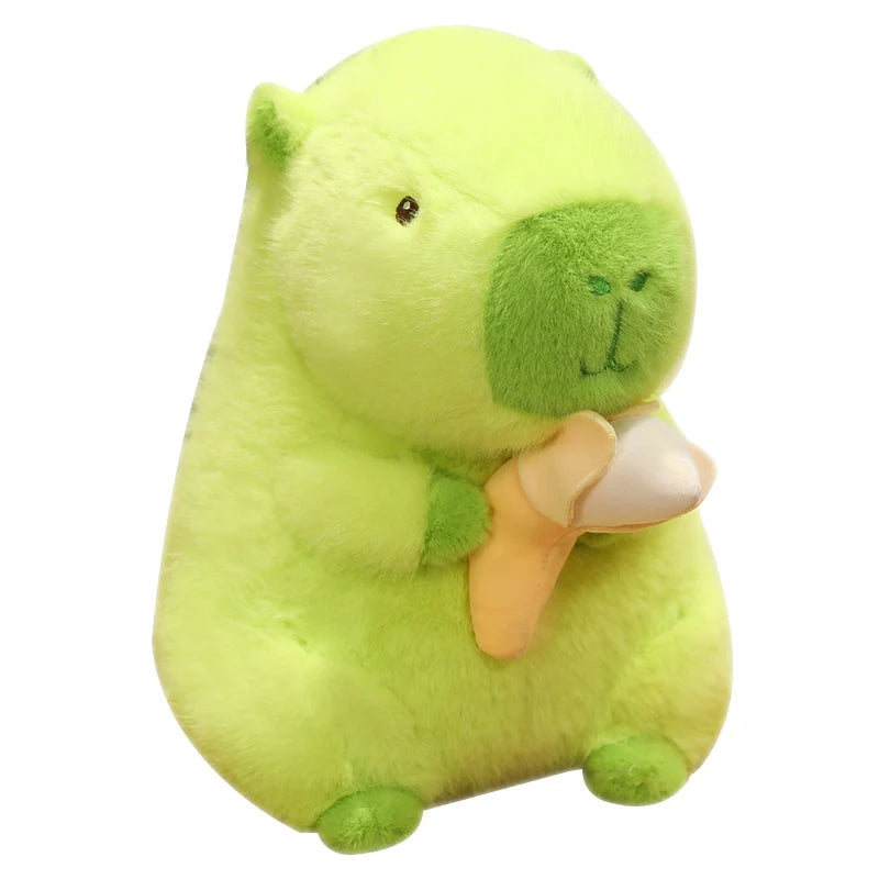 kawaiies-softtoys-plushies-kawaii-plush-Lime Green Capybara Banana Plush Soft toy 