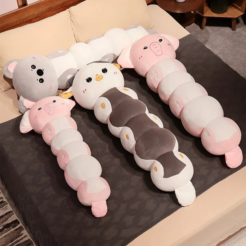 kawaiies-softtoys-plushies-kawaii-plush-Long Caterpillar Cat Koala Elephant Plushie Collection Soft toy 