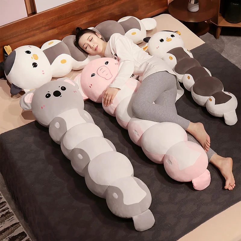 kawaiies-softtoys-plushies-kawaii-plush-Long Caterpillar Cat Koala Elephant Plushie Collection Soft toy 