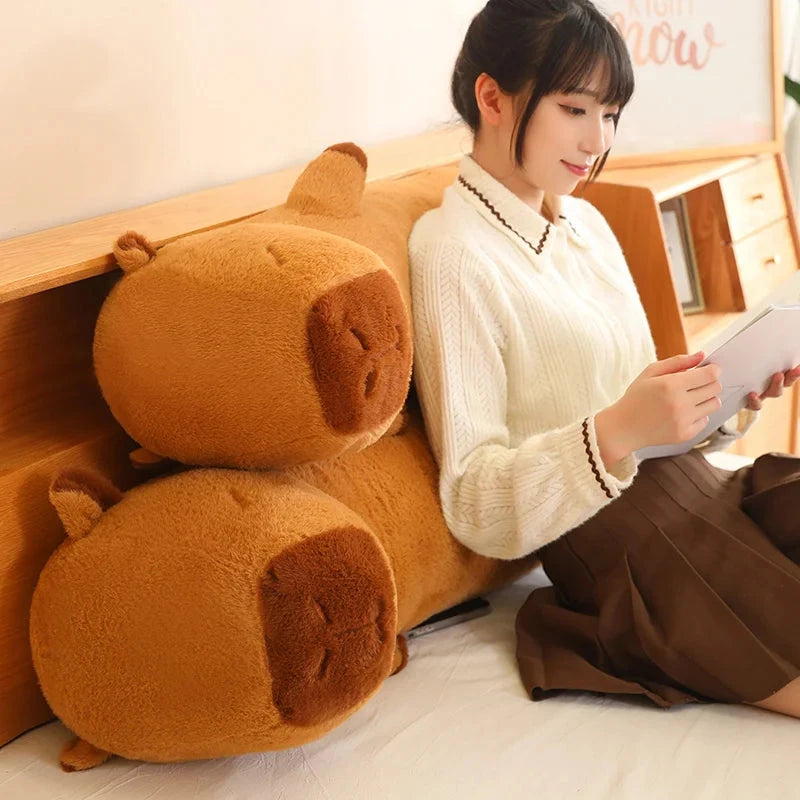 kawaiies-softtoys-plushies-kawaii-plush-Long Fluffy Cute Capybara Plushies Soft toy 