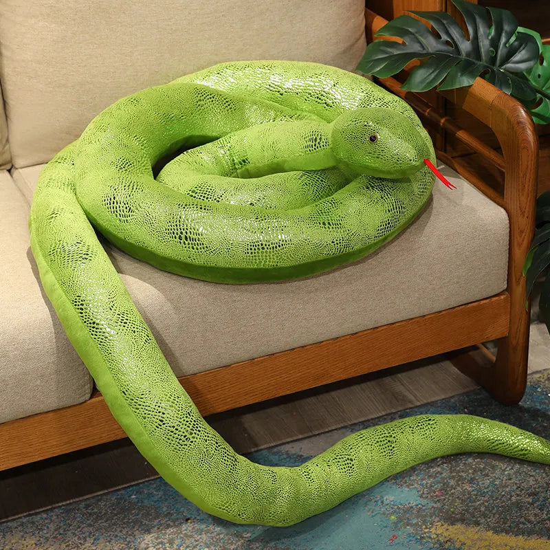 kawaiies-softtoys-plushies-kawaii-plush-Long Shiny Snake Plushies Soft toy 