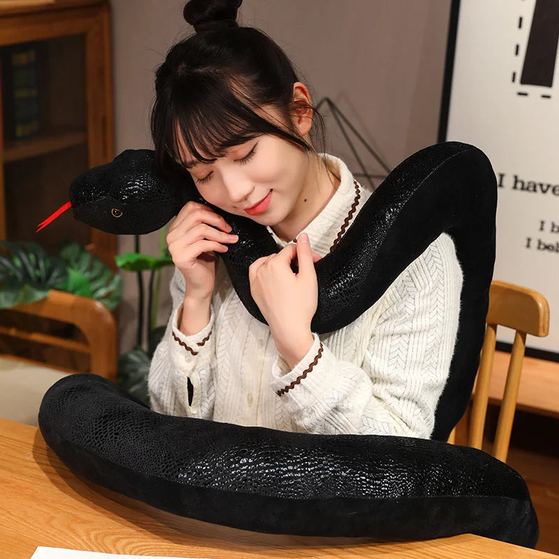 kawaiies-softtoys-plushies-kawaii-plush-Long Shiny Snake Plushies Soft toy 