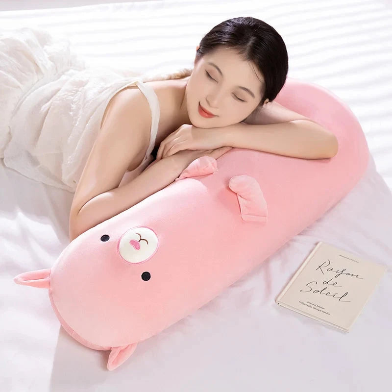 kawaiies-softtoys-plushies-kawaii-plush-Long Snuggle Buddies Capybara Alpaca Pig Plushie Soft toy 