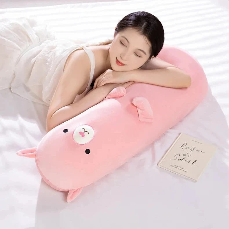 kawaiies-softtoys-plushies-kawaii-plush-Long Snuggle Buddies Capybara Alpaca Pig Plushie Soft toy 