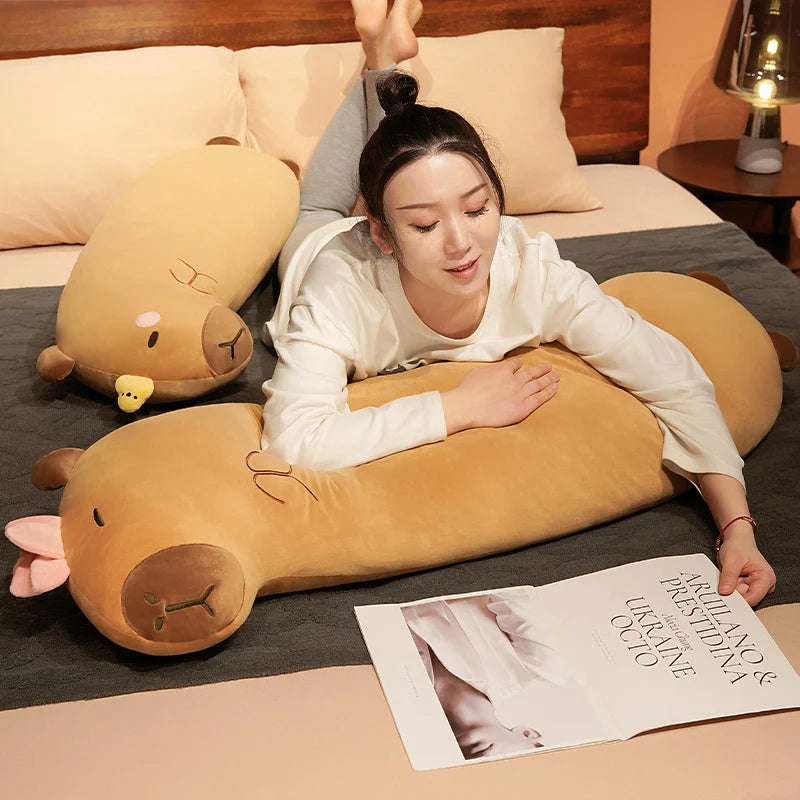 kawaiies-softtoys-plushies-kawaii-plush-Long Snuggly Capybara Plushies Soft toy 
