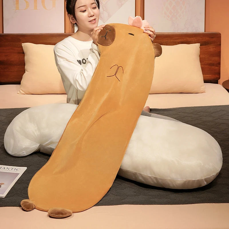 kawaiies-softtoys-plushies-kawaii-plush-Long Snuggly Capybara Plushies Soft toy 