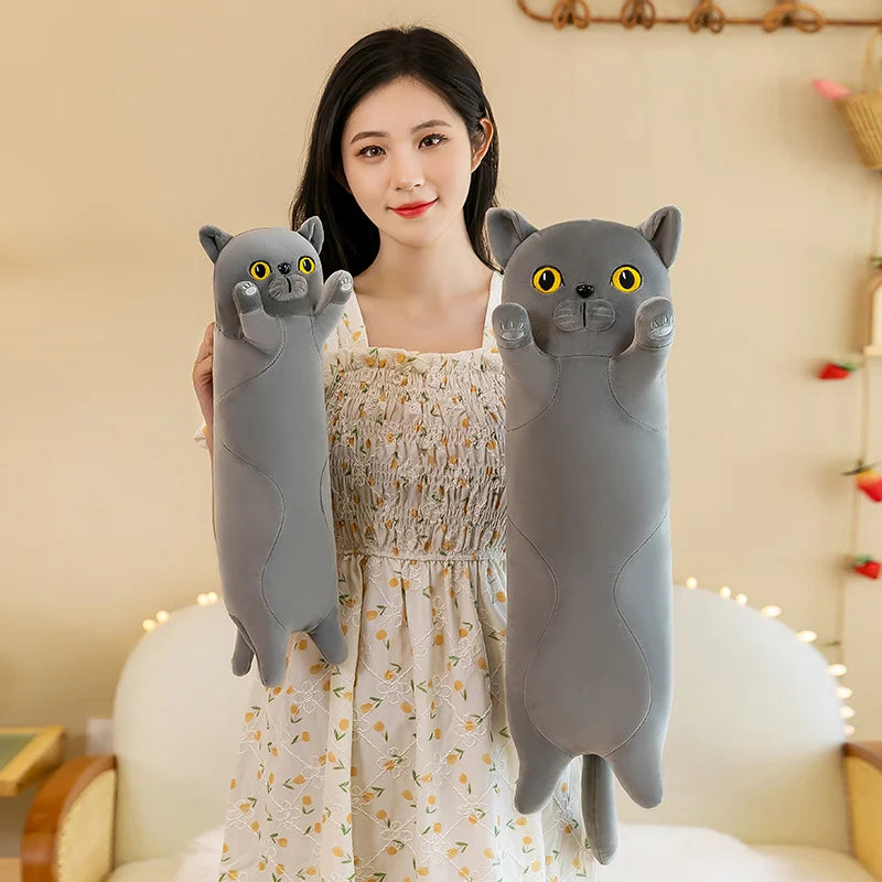 kawaiies-softtoys-plushies-kawaii-plush-Long Snuggly Cat Siamese British Shorthair Snowshoe Plushies Collection Soft toy 