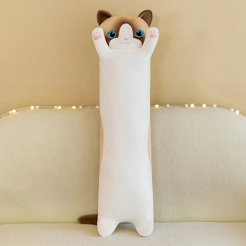 kawaiies-softtoys-plushies-kawaii-plush-Long Snuggly Cat Siamese British Shorthair Snowshoe Plushies Collection Soft toy Snowshoe 20in / 50cm 