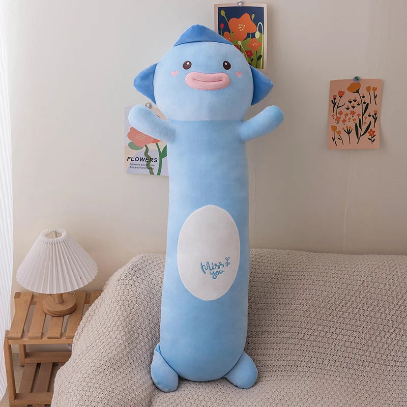 kawaiies-softtoys-plushies-kawaii-plush-Long Snuggly Fish Axolotl Penguin Plushie Collection 2024 Soft toy Fish 27in / 70cm 