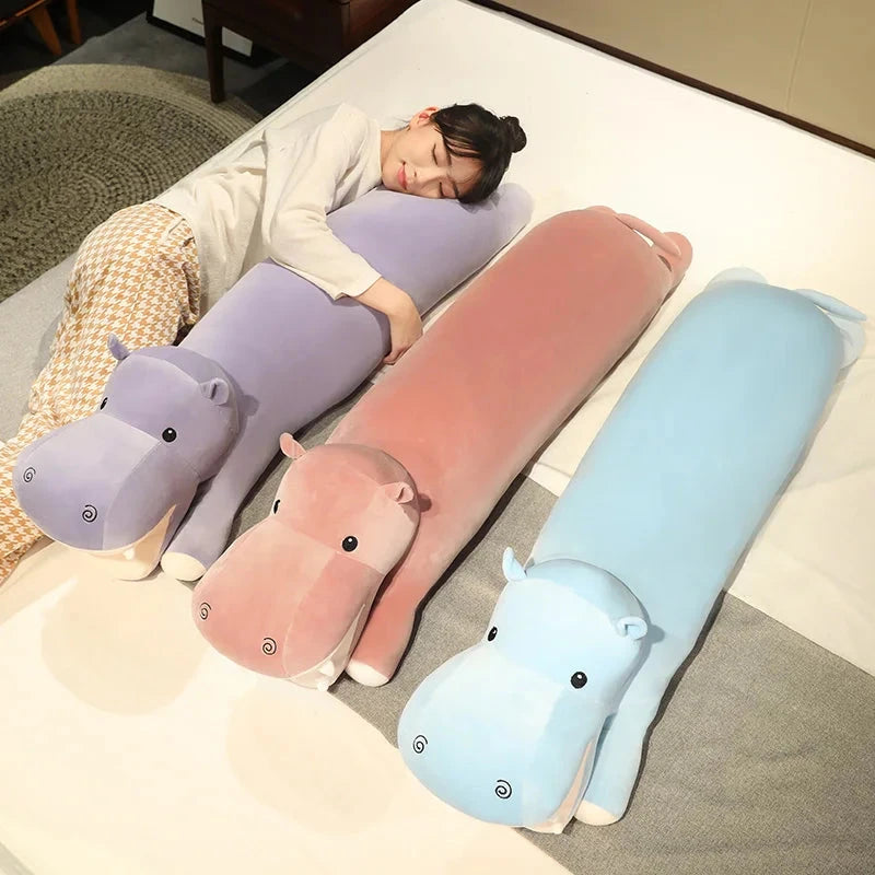 kawaiies-softtoys-plushies-kawaii-plush-Long Snuggly Hippo Plushies Soft toy 